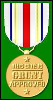 Grunt's Military Site - Grunt Approved Award