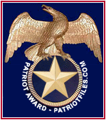 Patriot Award from The Patriot Files