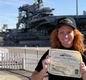 Cherie Sogsti - The final voyage of the USS Midway ~ January 10, 2004