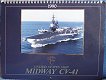 USS Midway 1990 Calendar
