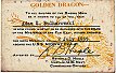 USS Midway Golden Dragon Card