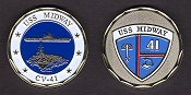 USS Midway Challenge Coin #2